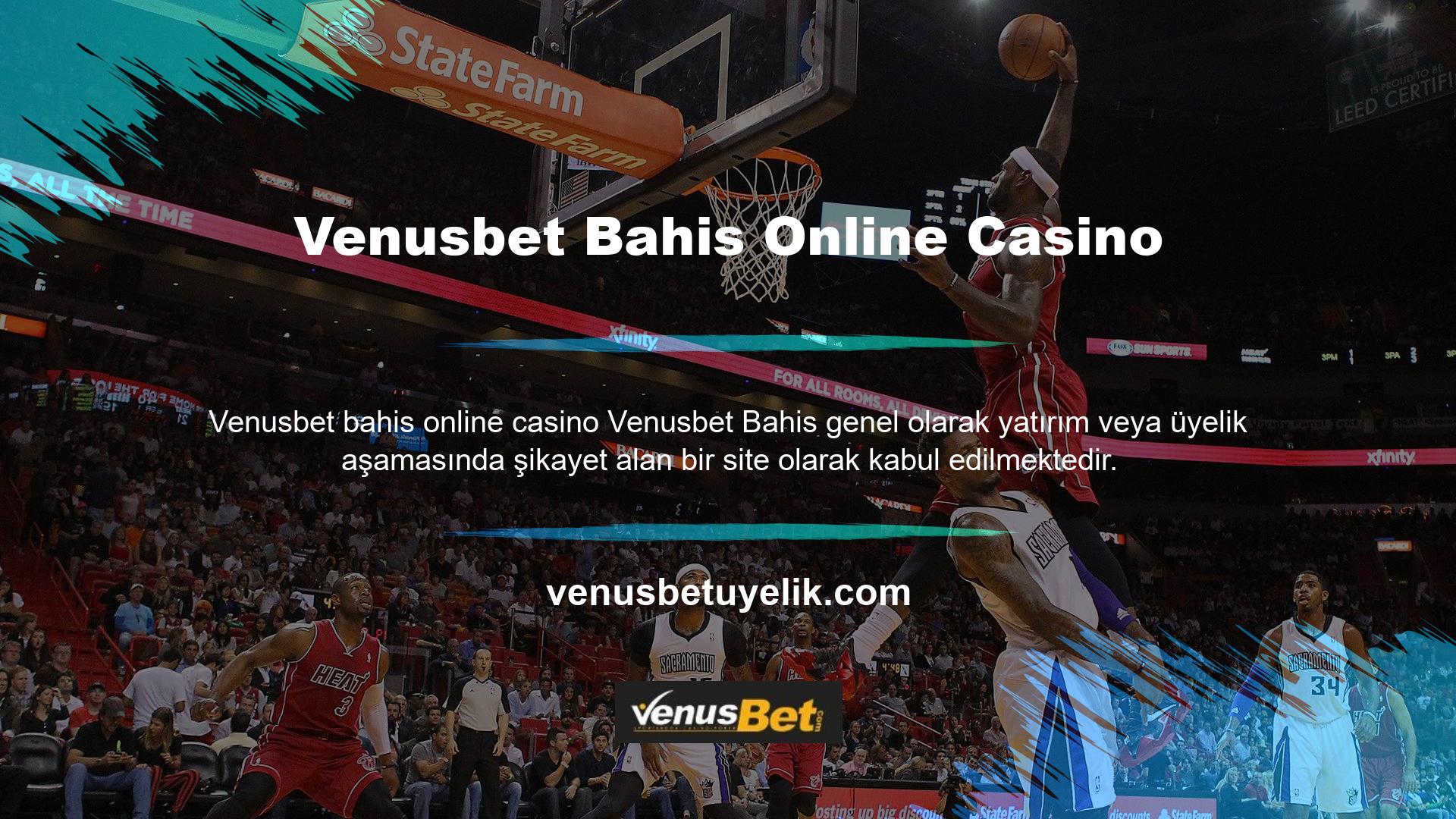 Kayıt aşamasında şikayetleri kabul etmenin temel amaçlarından biri, Venusbet Bahis Online Casino ve Casino Web Sitesinde kayıt yaşını 18 yaş ile sınırlamaktır