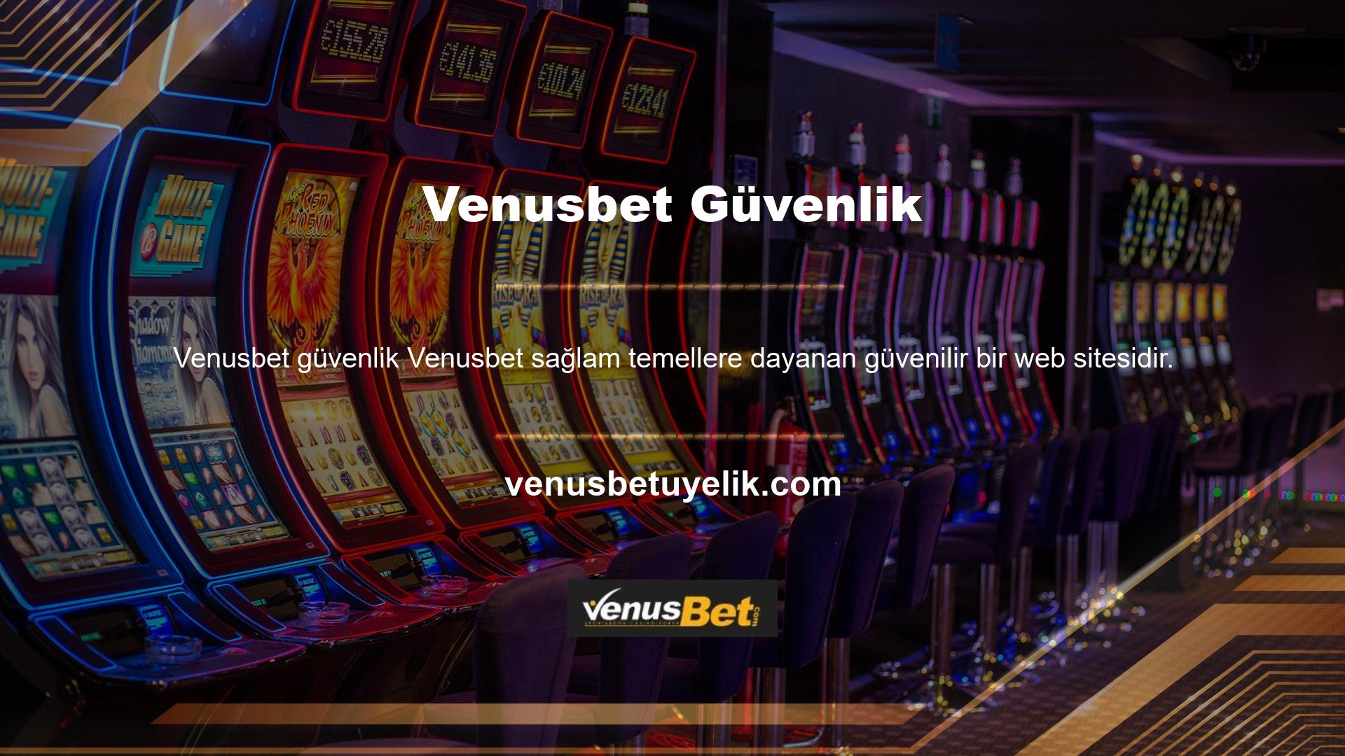 Venusbet, "Türkiye'nin en kapsamlı ve en iyi canlı bahis sitesi" sloganıyla faaliyet gösteren bir şirkettir
